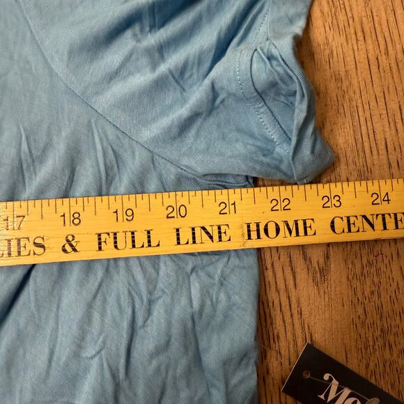 ModCloth A Twist Of Fun Knit Top Blue 1X NWT - Picture 7 of 12